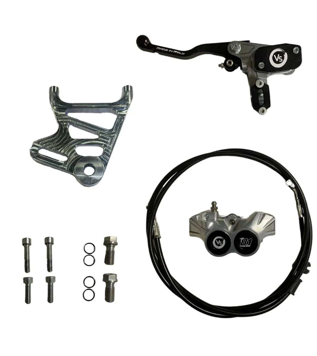 Volar Sport - Front and Rear Brake Kit (SurRon Light Bee, E-Ride Pro S / SS, 79 Bike, Segway X260 /160, Rawrr Mantis)