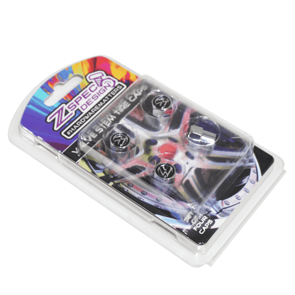 Chrome Valve Stem Tire Caps, Style: VW - Howling Moto