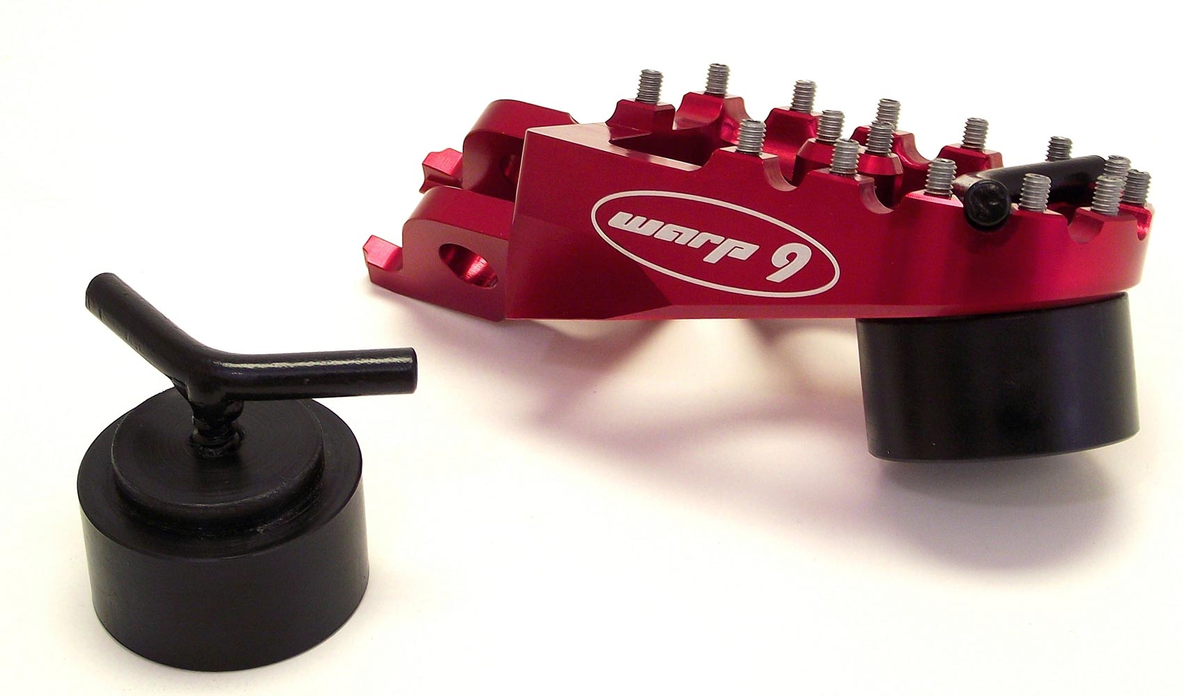 Warp 9 Supermoto Footpeg Sliders - Howling Moto