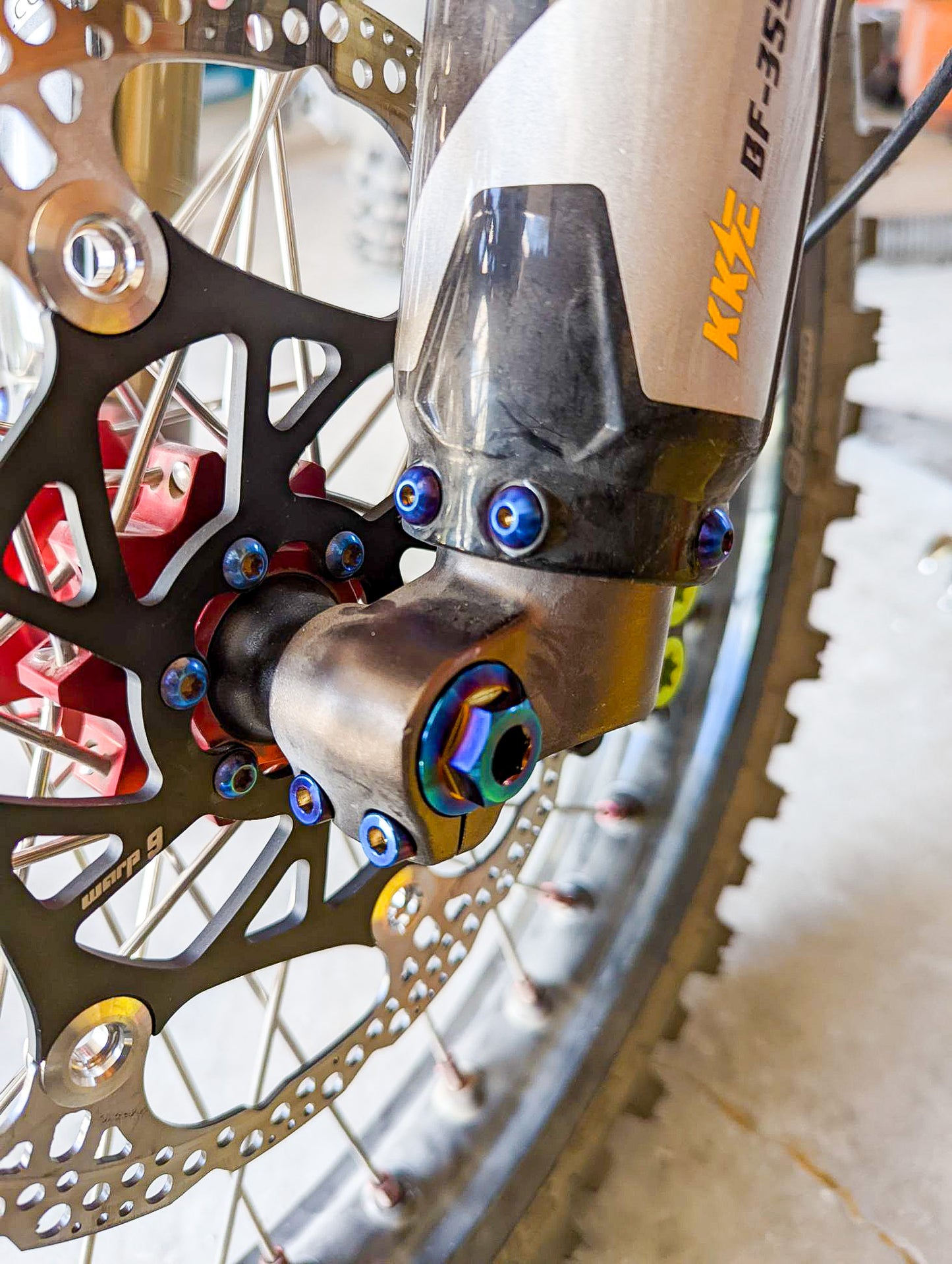 Warp 9 Titanium Fork Bolts - Howling Moto