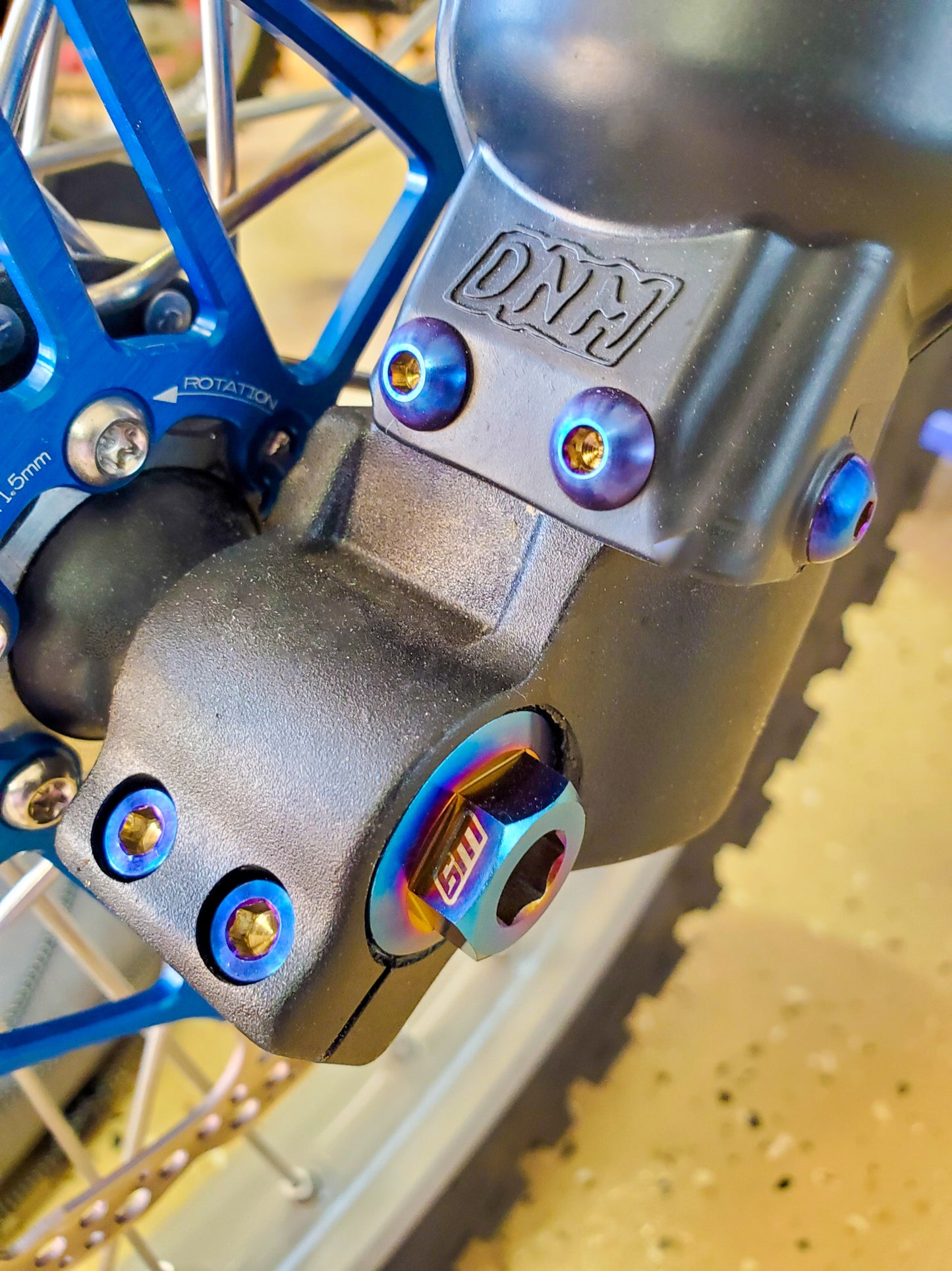 Warp 9 Titanium Fork Bolts - Howling Moto