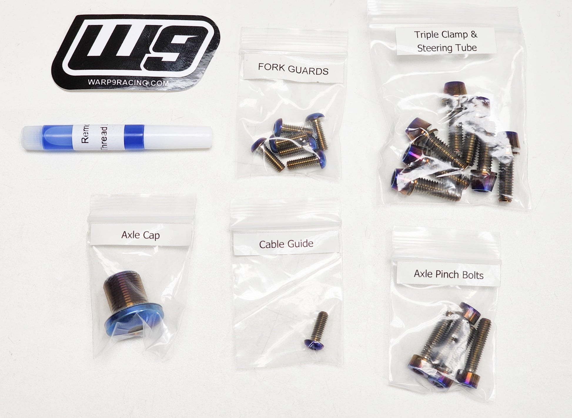 Warp 9 Titanium Fork Bolts - Howling Moto