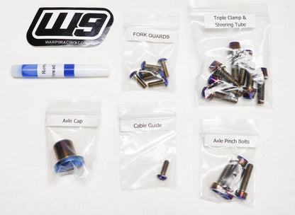 Warp 9 Titanium Fork Bolts - Howling Moto
