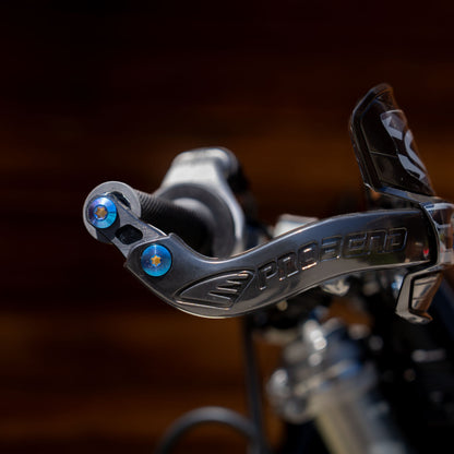 Cycra Titanium Bolt Kit by Warp9Racing, includes lightweight titanium bolts and fasteners for motorcycle parts and accessories.