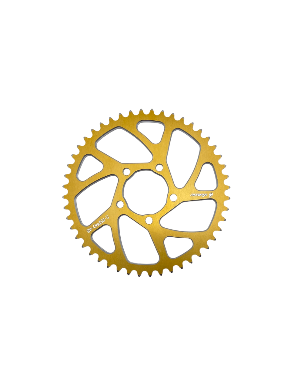 Warp 9 Racing aluminum rear sprocket for E-Moto, 40-tooth black sprocket suitable for Sur Ron, Talaria, and similar electric bikes.