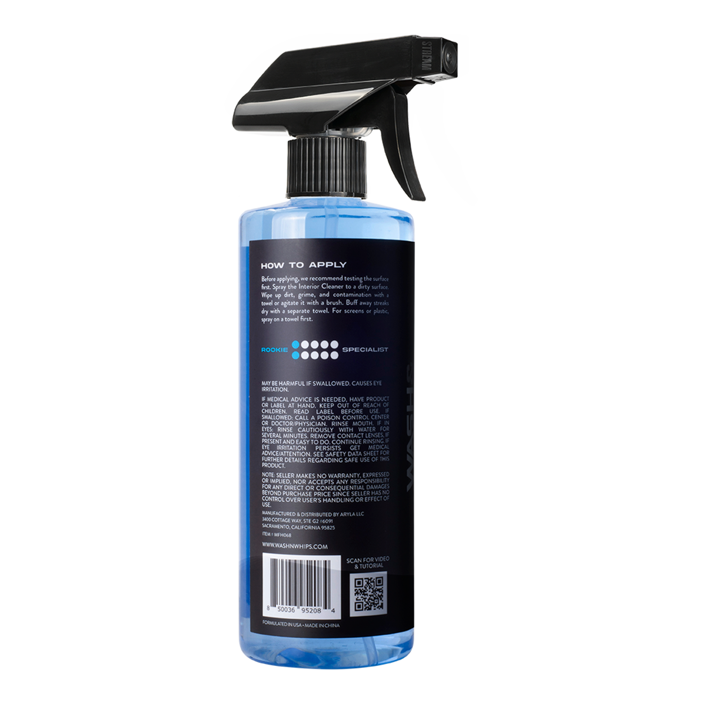 WASH&WHIPS Monaco Interior Cleaner - Howling Moto