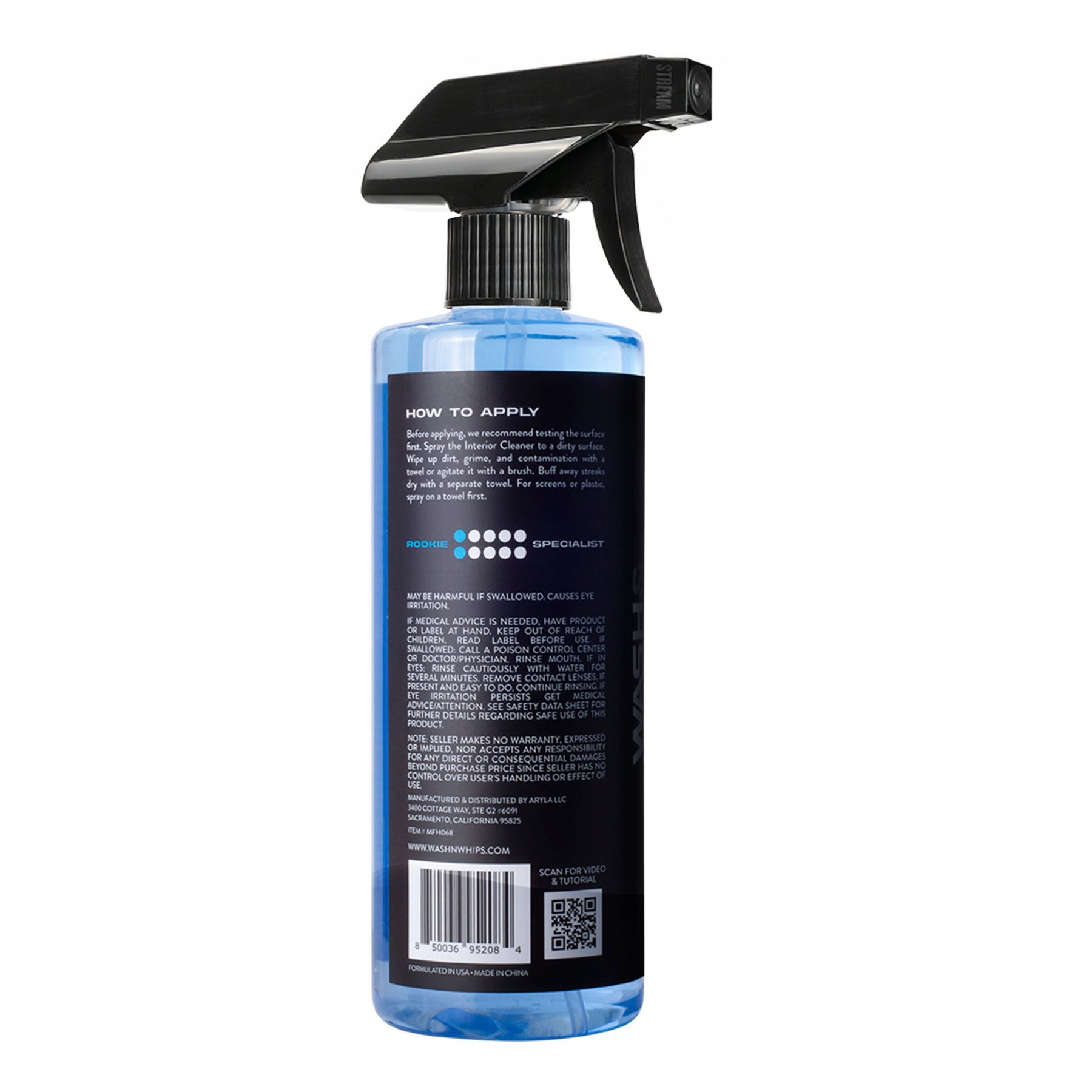 WASH&WHIPS Monaco Interior Cleaner - Howling Moto
