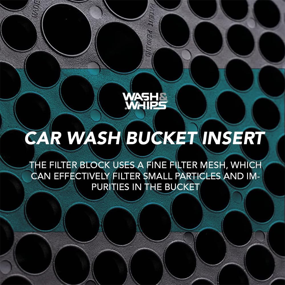 WASH&WHIPS Pit Stop Particle Interceptor - Fits 5 / 3.5 G Buckets - Howling Moto