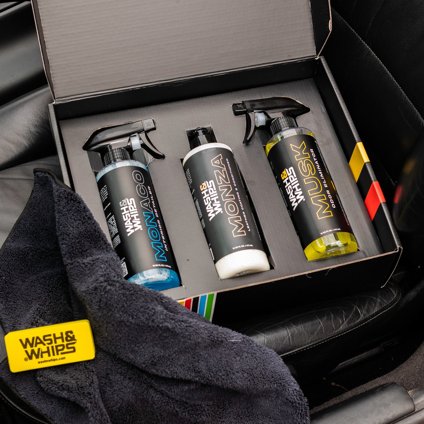 WASH&WHIPS 3-Step Car Care System - Howling Moto