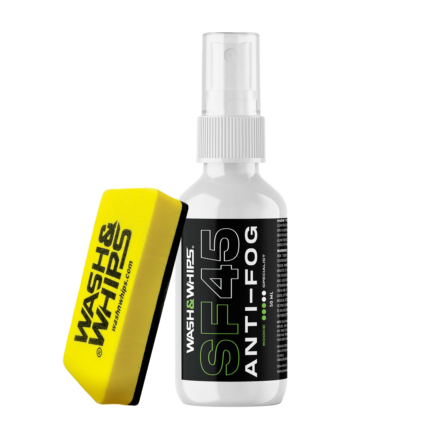 WASH&WHIPS SF45 Anti-Fog For Car Windshields - Howling Moto