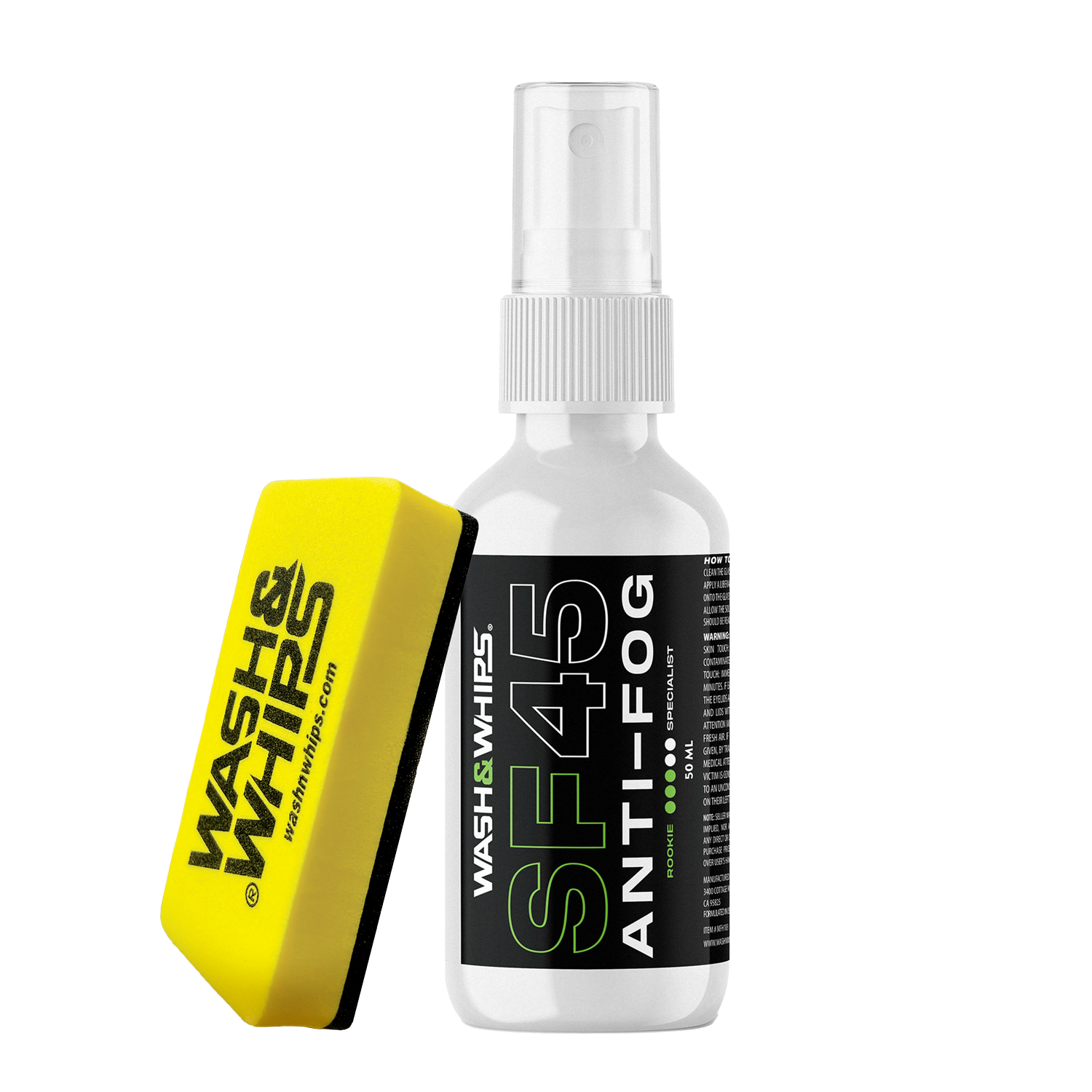 WASH&WHIPS SF45 Anti-Fog For Car Windshields - Howling Moto