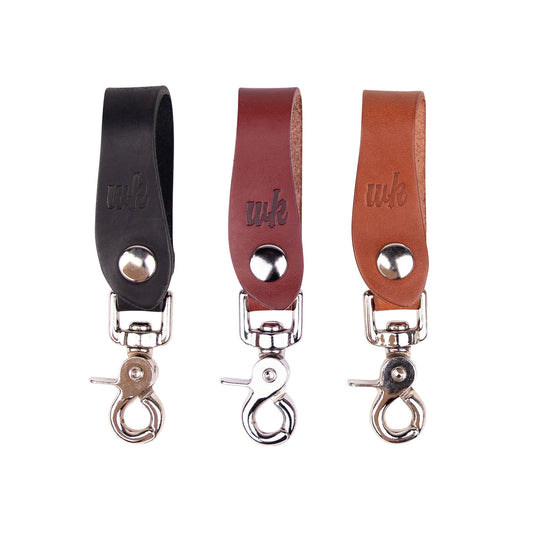 Leather Key Hanger - Howling Moto