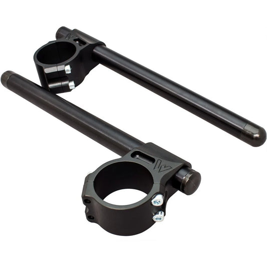 Woodcraft Black 35mm 7/8" Clip On Handlebars - Howling Moto