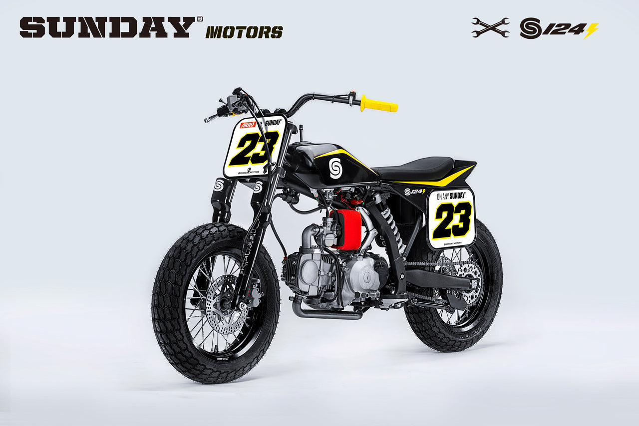 2023 SUNDAY S-124E FLAT TRACKER - Howling Moto