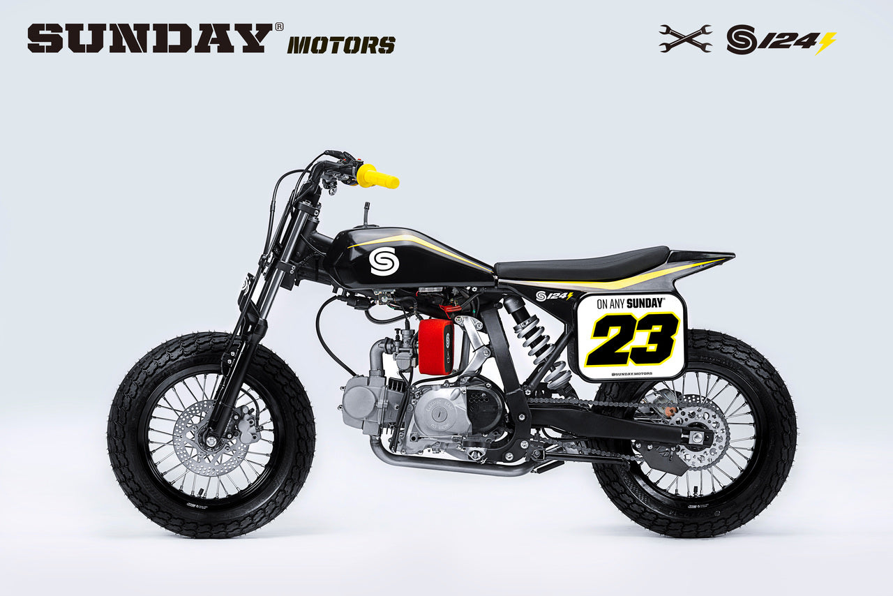 2023 SUNDAY S-124E FLAT TRACKER - Howling Moto