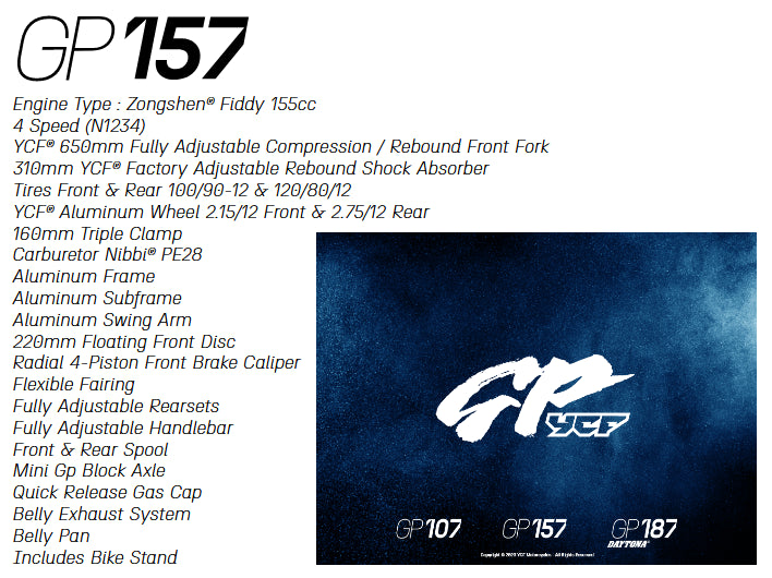 2023 YCF GP 157 - Howling Moto