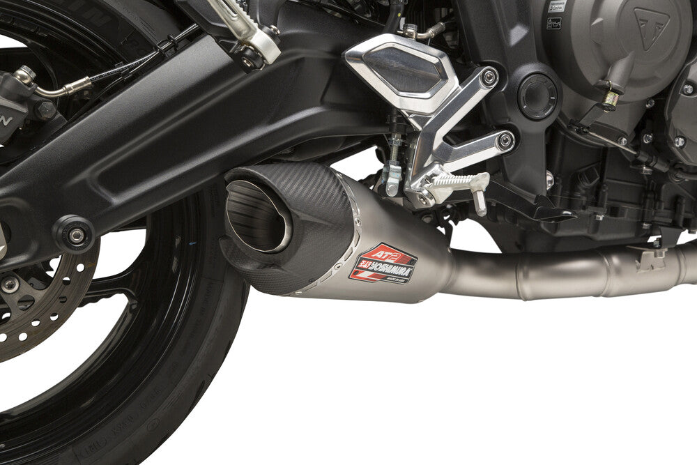 YOSHIMURA AT2 RACE EXHAUST SYSTEM TRIUMPH TRIDENT 660 - Howling Moto