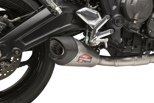 YOSHIMURA AT2 RACE EXHAUST SYSTEM TRIUMPH TRIDENT 660 - Howling Moto