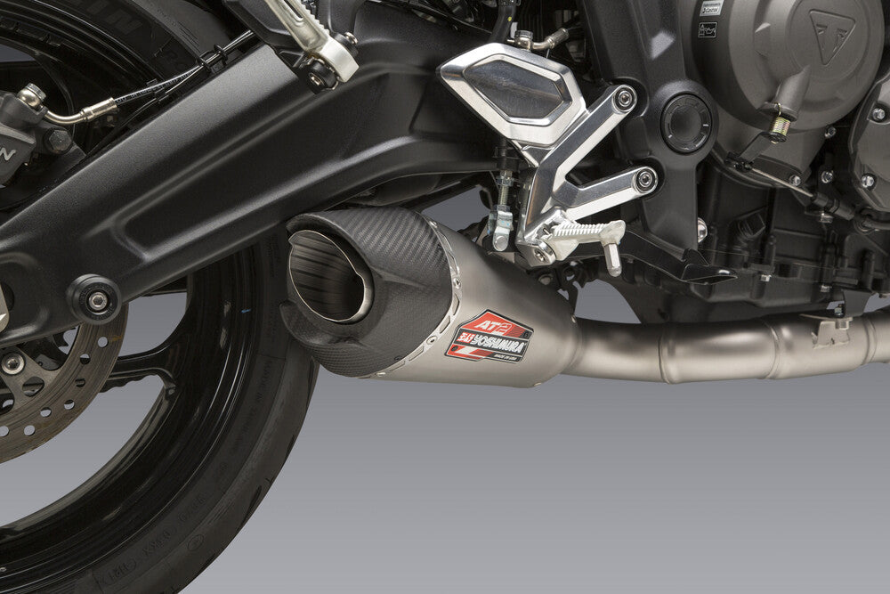 YOSHIMURA AT2 RACE EXHAUST SYSTEM TRIUMPH TRIDENT 660 | Howling Moto