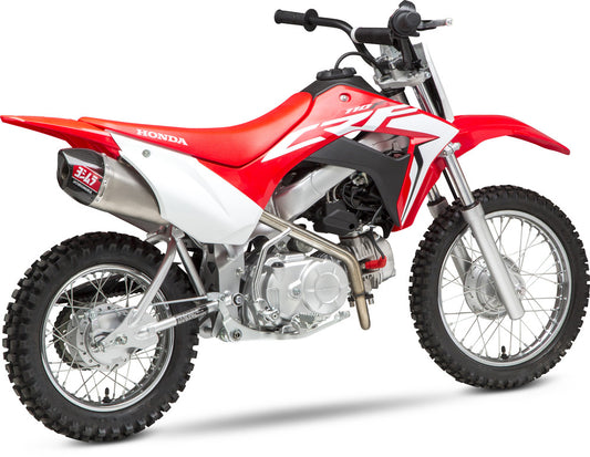 YOSHIMURA RS-9T HEADER/CANISTER/END CAP EXHAUST SYSTEM SS-AL-CF For CRF110 - Howling Moto
