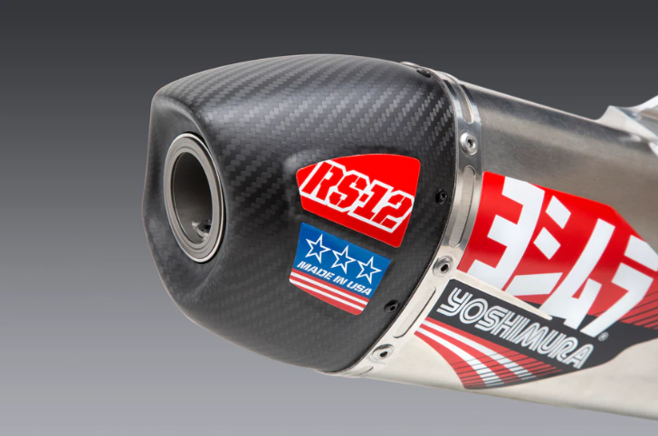 Yoshimura RS-12 Signature Full Exhaust System - Husqvarna/KTM | Stainless/Aluminum/Carbon - Howling Moto