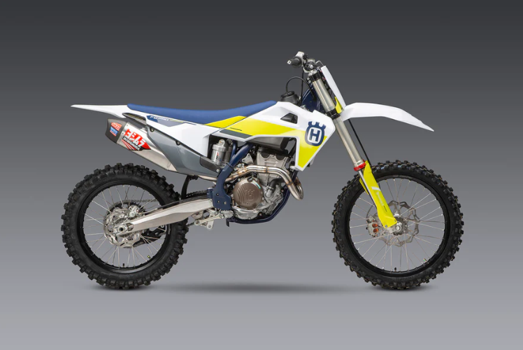 Yoshimura RS-12 Signature Full Exhaust System - Husqvarna/KTM | Stainless/Aluminum/Carbon - Howling Moto