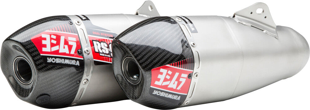 YOSHIMURA RS-9 HEADER/CANISTER/END CAP EXHAUST SLIP-ON SS-AL-SS - Howling Moto