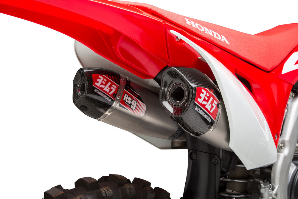 YOSHIMURA RS-9 HEADER/CANISTER/END CAP EXHAUST SLIP-ON SS-AL-SS - Howling Moto