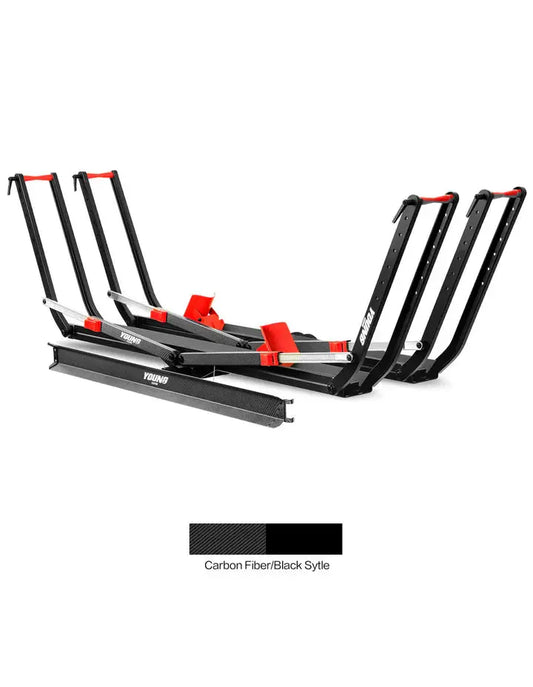 200lbs Capacity Tire-Clamp E-bike Rack with Ramp - Howling Moto