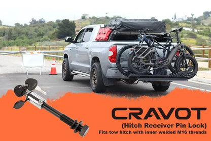Hitch Receiver | CRAVOT with M16 Thread Locking Release Pin