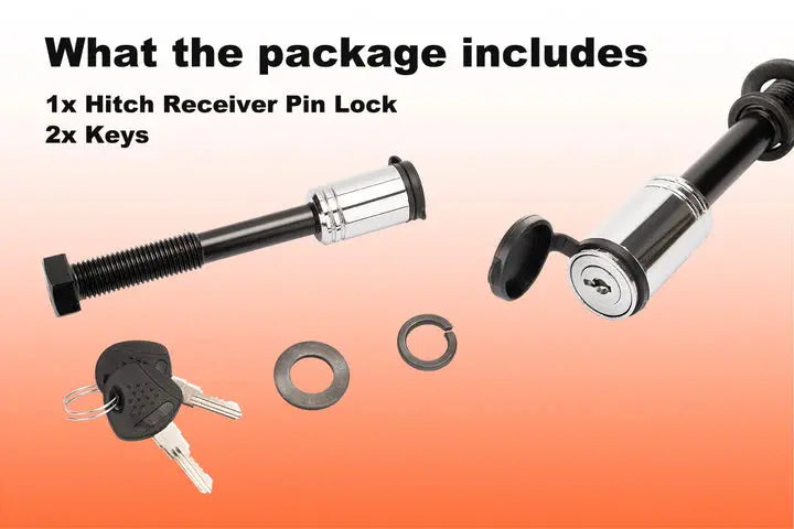 Hitch Receiver | CRAVOT with M16 Thread Locking Release Pin