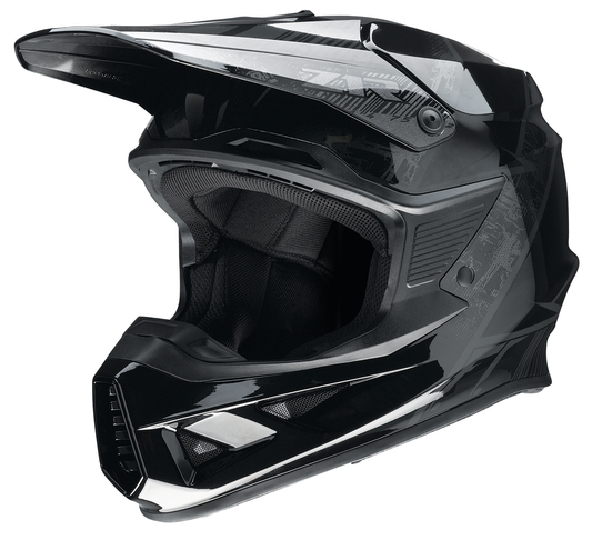 Z1R, Z1R F.I. Helmet Fractal MIPS® Stealth Small - Lightweight Impact Protection with Enhanced Ventilation and Secure Fit