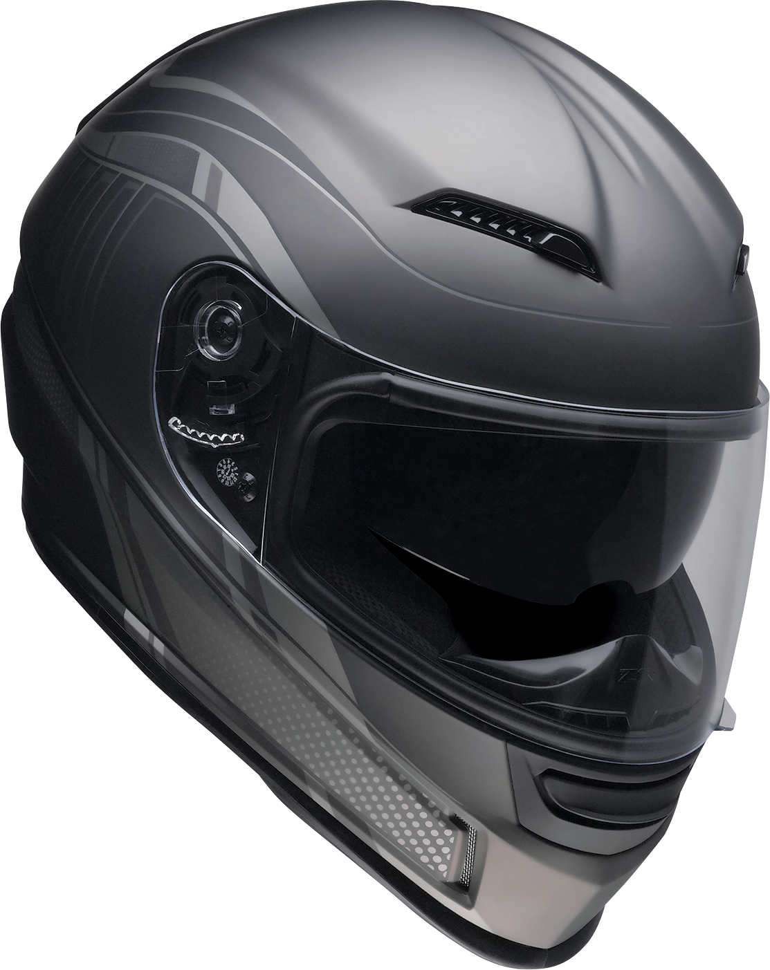 Z1R Jackal Helmet Dark Matter Stealth 3XL with injection-molded polycarbonate shell and advanced ventilation system