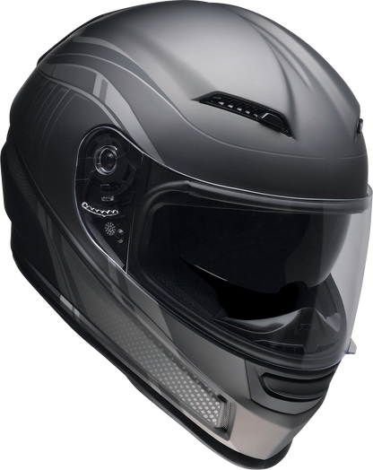 Z1R Jackal Helmet Dark Matter Stealth 3XL with injection-molded polycarbonate shell and advanced ventilation system