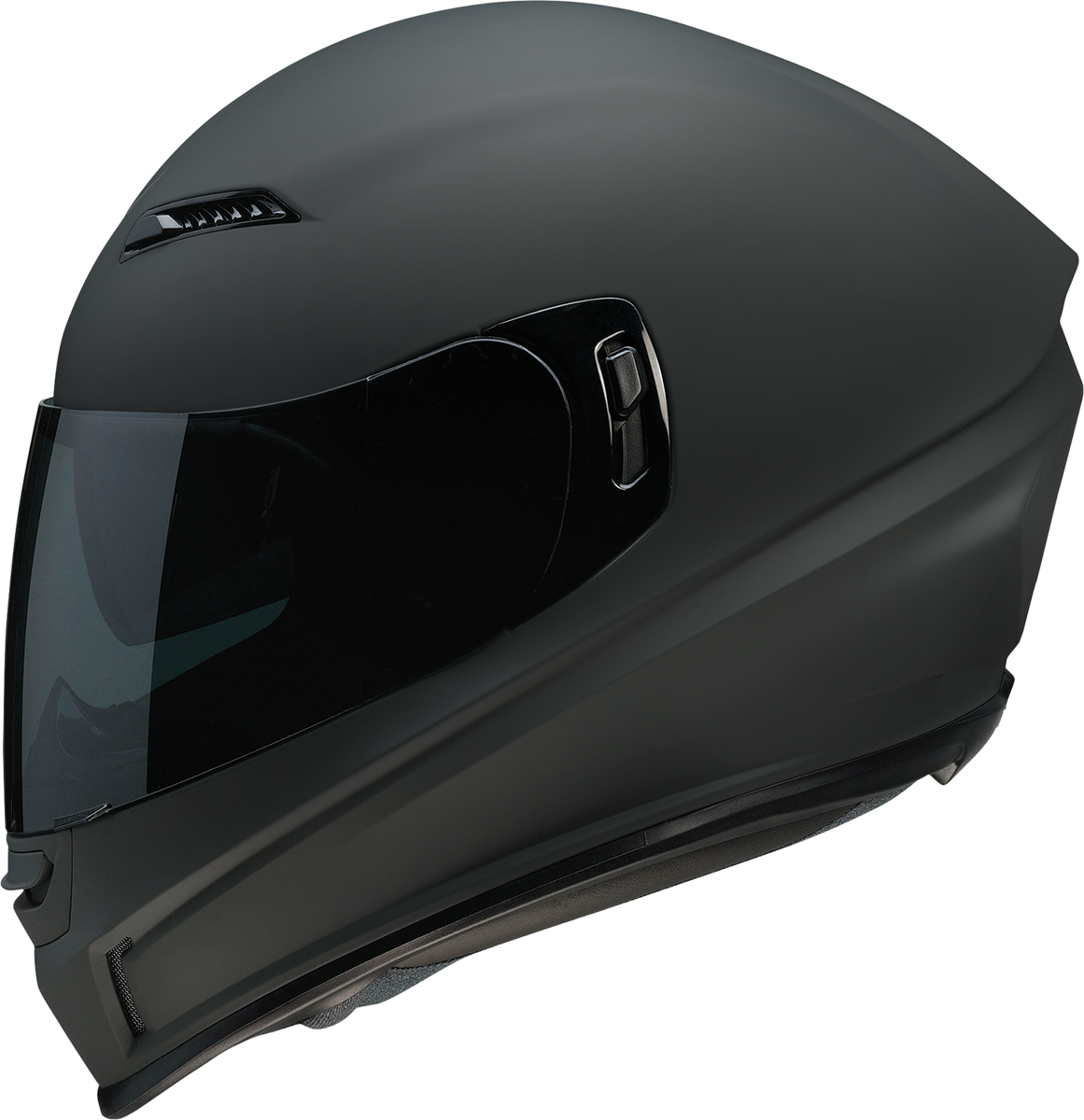 Z1R Jackal helmet in flat black with smoke shield, medium size, featuring aerodynamic design and secure strap system.