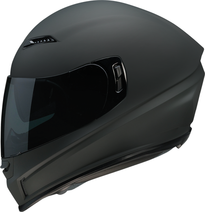 Z1R Jackal helmet in flat black with smoke shield, medium size, featuring aerodynamic design and secure strap system.