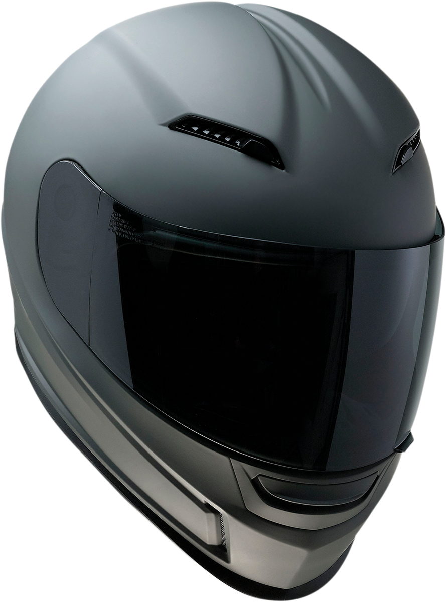 Z1R Jackal Helmet in primer gray with smoke shield, medium size, featuring aerodynamic design and protective visor.
