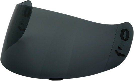 Dark smoke Z1R Jackal Shield for Z1R helmet, part number 0130-0763, featuring a sleek, tinted visor design.