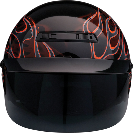 Z1R Nomad Smoke Shield for half-style helmets, clear visor with smoke tint, designed for Z1R helmets.