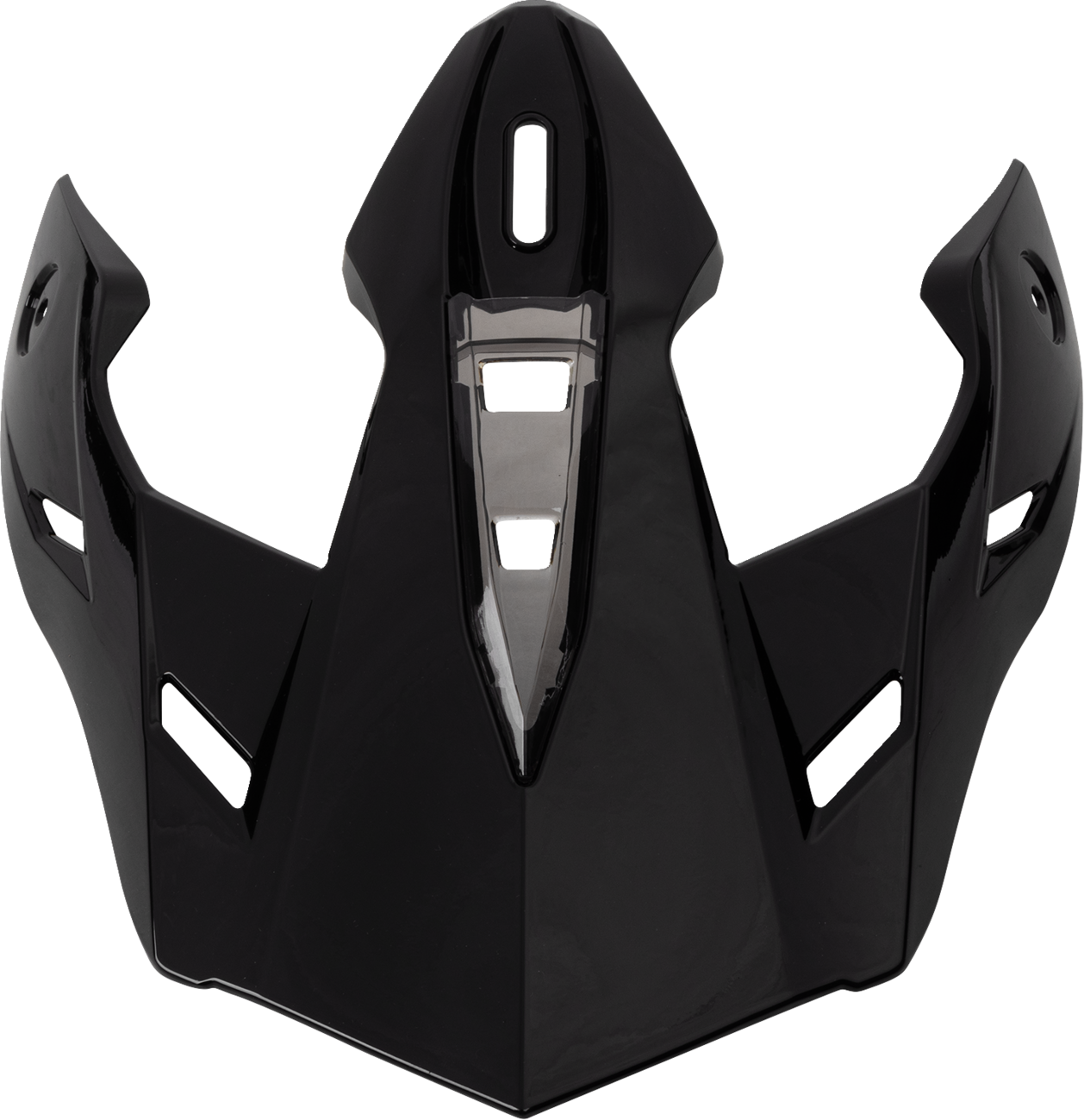 Z1R Range 2.0 Black Peak Replacement helmet part by Z1R, showing a black peak visor for motorcycle helmets.