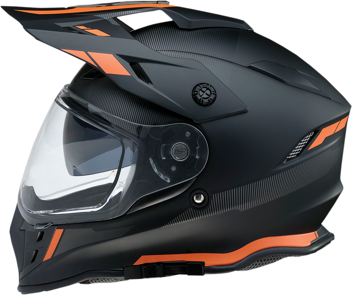 Z1R, Z1R Range Helmet - Uptake Black/Orange, Medium (Part No. 0140-0116)