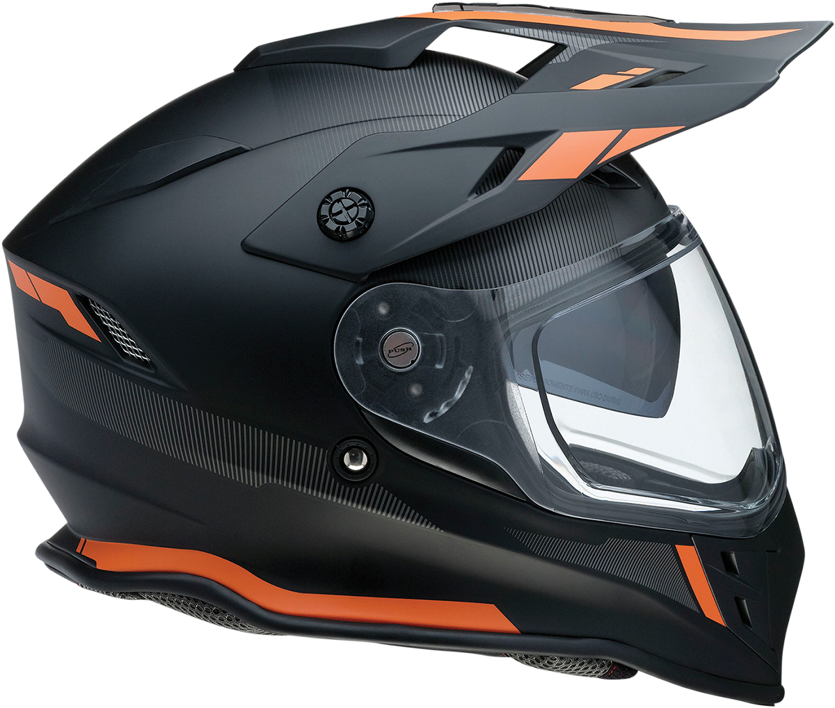 Z1R, Z1R Range Helmet - Uptake Black/Orange, Medium (Part No. 0140-0116)