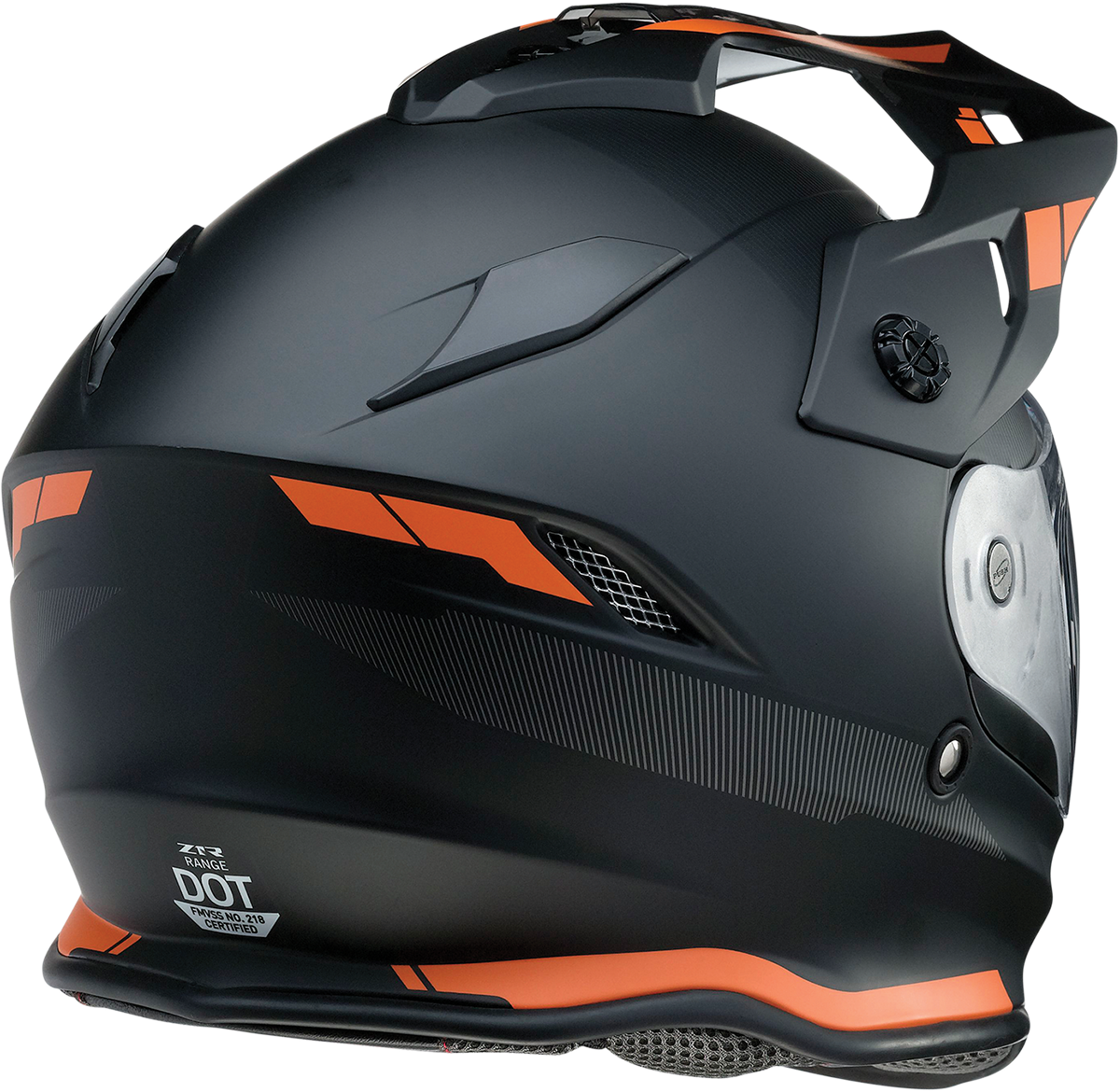 Z1R, Z1R Range Helmet - Uptake Black/Orange, Medium (Part No. 0140-0116)