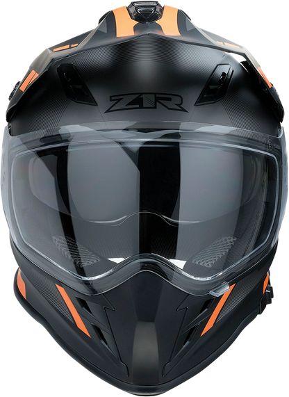 Z1R, Z1R Range Helmet - Uptake Black/Orange, Medium (Part No. 0140-0116)