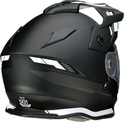 Z1R Range Helmet in Uptake Black and White, 2XL size, featuring a sleek motorcycle helmet design by Z1R.