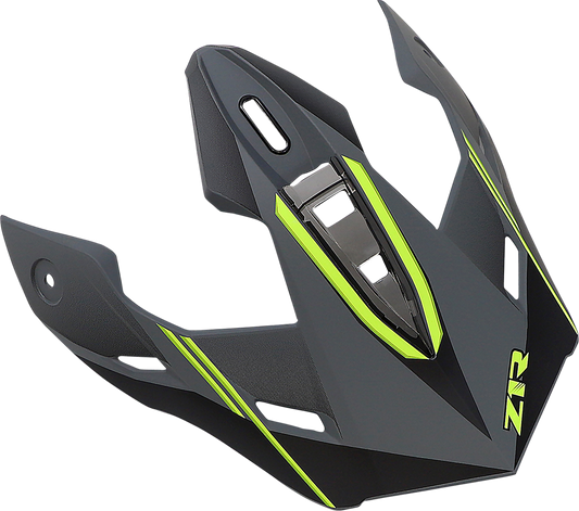 Z1R, Z1R Range Visor Kit for Bladestorm Helmets - Gray, Black & Hi-Viz Yellow - Part 0130-0988