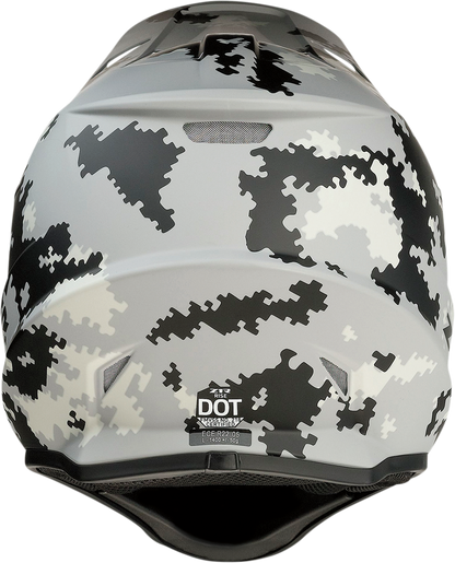 Z1R, Z1R Rise Helmet - Digi Camo Gray 2XL - Injection Molded Polycarbonate Shell with Advanced Ventilation