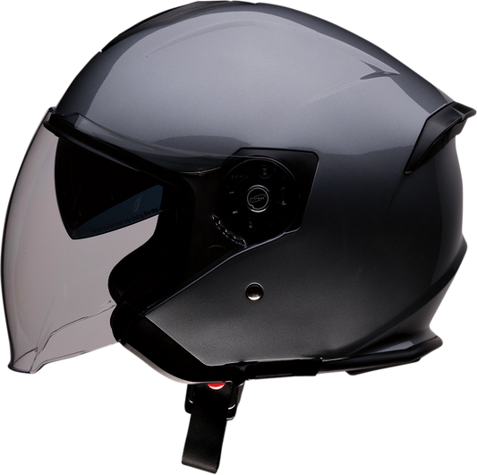 Z1R Road Maxx 2.0 helmet in dark silver, 3XL size, with sleek aerodynamic design and ventilation features.