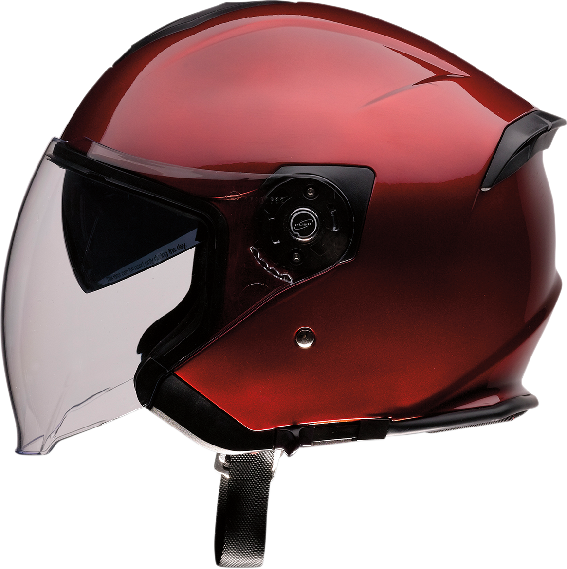 Z1R Road Maxx 2.0 helmet in wine color, small size, featuring sleek design and vented shell for motorcycle riding safety.
