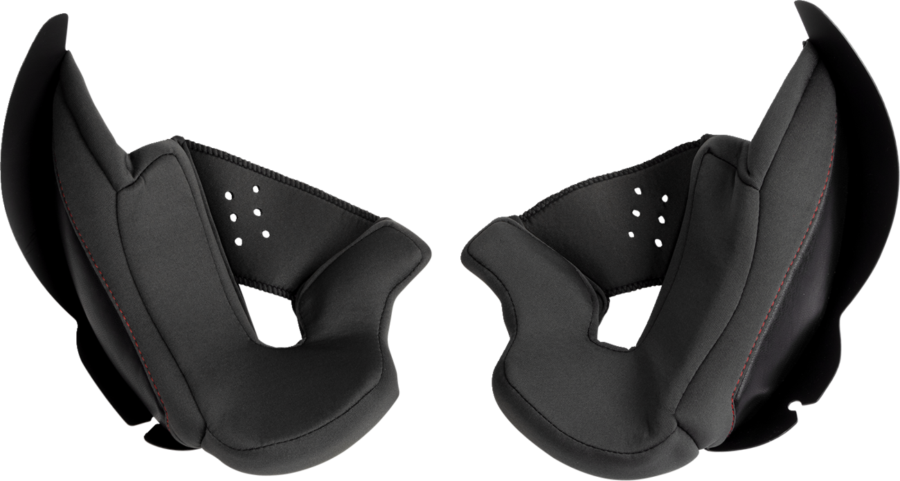 Z1R Solaris 2.0 cheek pads XS replacement set, gray foam padding for motorcycle helmet, brand Z1R, part 0134-3492